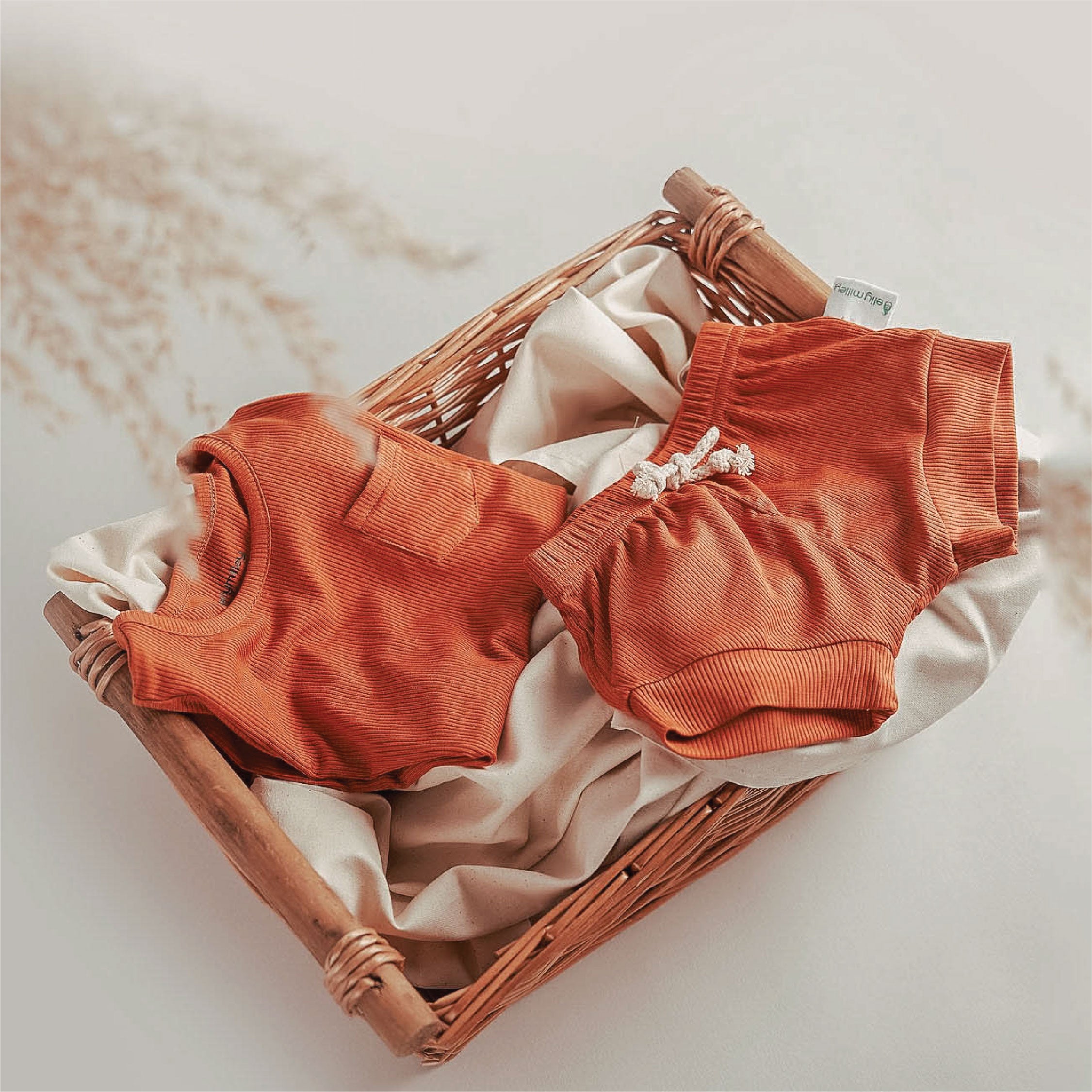 Elly Milley Singapore Organic Air Bamboo 2 Piece Shirt and Shorts Set Elly Milley Singapore Organic Air Bamboo 2 Piece Shirt and Shorts Set