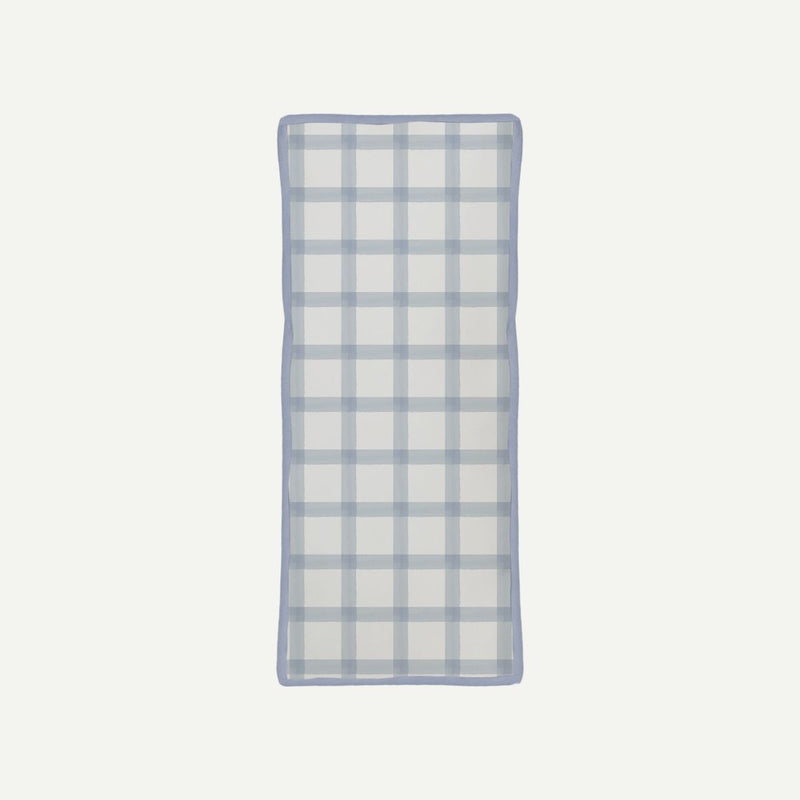 (PILLOW & CASE) Signature Air Bamboo™ Bedtime First Friend BFF Pillow - Gingham Serene Sky